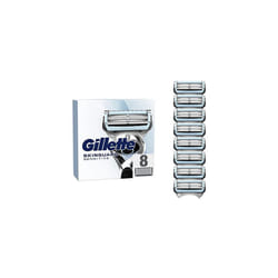 SkinGuard Sensitive Razor Blades Men, Pack of 8 Razor Blade Refills with Precision Trimmer, Fits All Skinguard ProGlide ProShield and Fusion5 Handles