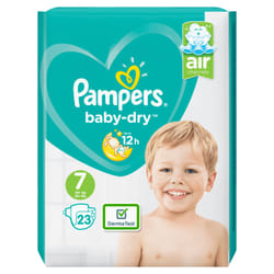 Pampers Baby-Dry 81681713 disposable diaper Boy/Girl 7 23 pc(s)