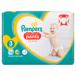 Pampers 81666421, Boy/Girl, Pant diaper, 6 kg, 11 kg, Multicolour, 12 h