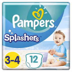 Pampers Splasher Swim Pants Carry Pack Size Size 3 x12
