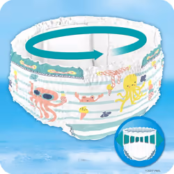 Pampers Splasher Swim Pants Carry Pack Size Size 3 x12