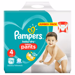 Pampers 81666873, Boy/Girl, Pant diaper, 9 kg, 15 kg, Multicolour, 12 h