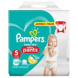 Pampers 81666875 disposable diaper Boy/Girl 5 64 pc(s)
