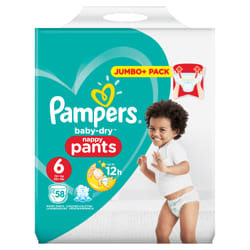 Pampers 81666877 disposable diaper Boy/Girl 6 58 pc(s)