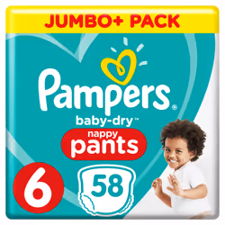 Pampers 81666877 disposable diaper Boy/Girl 6 58 pc(s)
