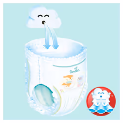 Pampers Baby Dry Pants with Air Ducts 84Â (Size 5)