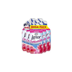 Outdoorable Fabric Conditioner, 440 Washes, 6.16 L (770 ml x 8), Pink Blossom, Ultra Concentrated, Outside Freshness Even When Drying Inside