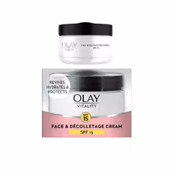 Olay Vitality Face and Decolletage Cream 50ml SPF15