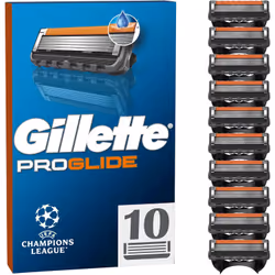 Gillette ProGlide Men's Razor Blades with Precision Trimmer, Pack of 10 Refills
