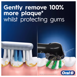 Oral-B Pro 1 Cross Action Adult Rotating-oscillating toothbrush Black - Additional view 6