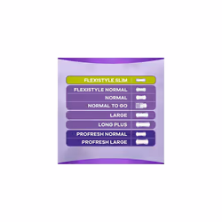 Always Dailies Panty Liners, Flexistyle, Slim, 208 Liners (26 x 8 Packs), SAVING PACK, Odour Neutraliser, Soft & Discreet