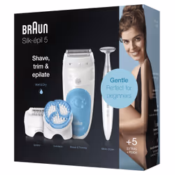 Braun Silk-épil 5 5-815 20 tweezers Blue, White - Additional view 4