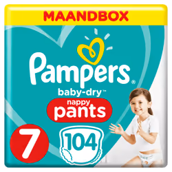Pampers Baby-Dry 81681822, Boy/Girl, Pant diaper, 17 kg, Multicolour, 12 h, Petrolatum, Stearyl Alcohol, Paraffinum Liquidum, ...