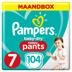 Pampers Baby-Dry 81681822 disposable diaper Boy/Girl 7 104 pc(s)