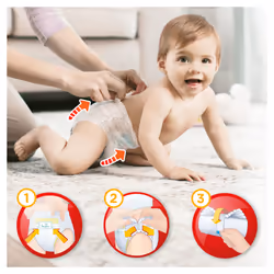 Pampers Baby-Dry 81681822 disposable diaper Boy/Girl 7 104 pc(s)