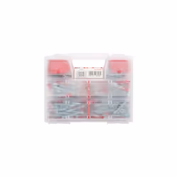 544546 Duopower Universal Dowels Kit with Screw, Transparent