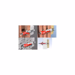 544546 Duopower Universal Dowels Kit with Screw, Transparent - Additional view 5