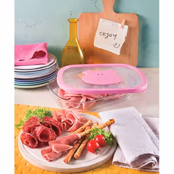 Snips Cold Meat Saver Rectangular Box 1.5 L Pink, Transparent 1 pc(s) - Additional view 6