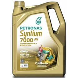 Petronas Syntium 7000 AV 0W-20 5l Engine oil 70410M12EU AUDI: A6 C7 Avant, A6 C7 Saloon, A4 B9 Saloon, VOLKSWAGEN: Golf 7, Polo V Hatchback