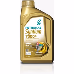 Engine oil; PETRONAS; Syntium 7000 E; 0W-40 1; for VOLKSWAGEN, BMW, MERCEDES-BENZ, AUDI, SKODA