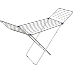 Gimi Alucom Clothes horse wing Silver