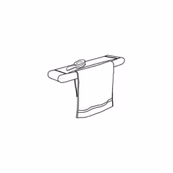 Vileda Telepack 70 Wall-Mounted Clothes Airer, Resin, aluminium - Additional view 4
