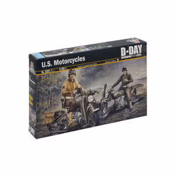 Italeri U.S. Motorcycles, Motorcycle model, Assembly kit, 1:35, U.S. MOTORCYCLES, Any gender, Plastic