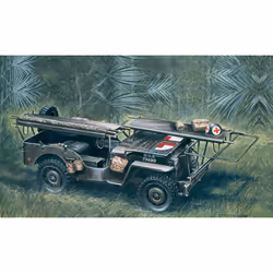 Italeri Ambulance Jeep Engineering vehicle model Assembly kit 1:35