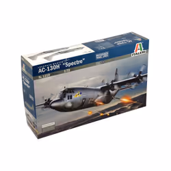 Italeri AC - 130H Spectre, Assembly kit, 1:72, AC - 130H Spectre, Military aircraft, USA, Aircraft model