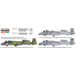Italeri A-10 A/C Thunderbolt II Fixed-wing aircraft model Assembly kit 1:72