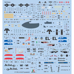 Italeri A-10 A/C Thunderbolt II Fixed-wing aircraft model Assembly kit 1:72 - Additional view 4
