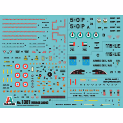 Italeri Mirage 2000C Fixed-wing aircraft model Assembly kit 1:72 - Additional view 4