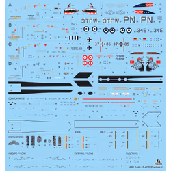 Italeri F-4E/F Phantom II Fixed-wing aircraft model Assembly kit 1:72