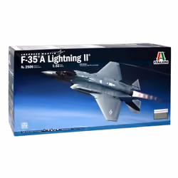 Italeri F-35 A Lightning II, Assembly kit, 1:32, F-35 A Lightning II, Military aircraft, Grey, USA