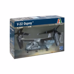 Italeri 2622, Rotorcraft model, Assembly kit, 1:48, V-22 OSPREY, Cargo aircraft, Grey, Multicolour
