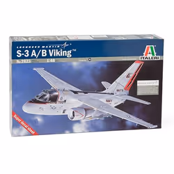 Italeri S - 3 A/B VIKING, Fixed-wing aircraft model, Assembly kit, 1:48, S - 3 A/B, Any gender, Plastic