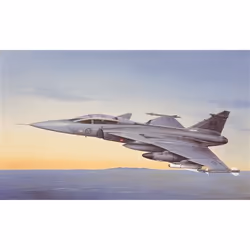 Italeri JAS 39A Gripen, Fixed-wing aircraft model, Assembly kit, 1:48, JAS 39A Gripen, Any gender, Plastic