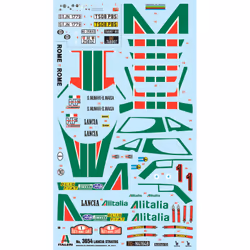 Italeri Lancia Stratos HF Classic car model Assembly kit 1:24