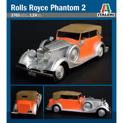 Italeri 3703, Classic car model, Assembly kit, 1:24, ROLLS ROYCE PHANTOM II, Multicolour, Land vehicle model