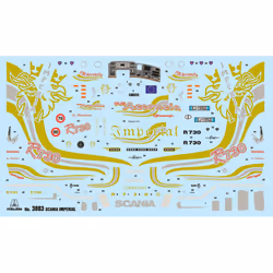 Italeri Scania R730 V8 Topline “Imperial” Truck/Trailer model Assembly kit 1:24