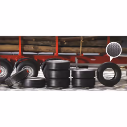 Italeri Trailer Rubber Tyres scale model part/accessory Wheel