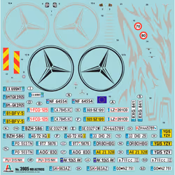 Italeri Mercedes Benz Actros MP4 Gigaspace Truck/Trailer model Assembly kit 1:24 - Additional view 3
