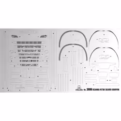 Italeri 3906 Truck/Trailer model Assembly kit 1:24