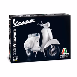 Italeri VESPA 125 PRIMAVERA, Motorcycle model, Assembly kit, 1:9, VESPA 125 PRIMAVERA, Any gender, Plastic