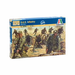 Italeri D.A.K. Infantry, 8 yr(s), Beige, Plastic