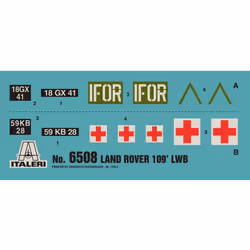 Italeri Land Rover 109’ LWB Military car model Assembly kit 1:35