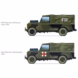 Italeri Land Rover 109’ LWB Military car model Assembly kit 1:35