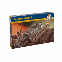 Italeri Pz. Kpfw. I Ausf. B, Tank model, Assembly kit, 1:35, Panzerkampfwagen I, Plastic, Pz. Kpfw. I Ausf. B