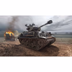 Italeri M4A3E8 Sherman "FURY" Tank model Assembly kit 1:35