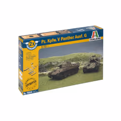 Italeri PZ. KPFW. V PANTHER AUSF.G, Tank model, Assembly kit, 1:72, PZ. KPFW. V PANTHER AUSF.G, WWII, Multicolour